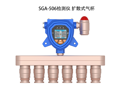 擴(kuò)散式六合一氟化氫氣體探測(cè)儀